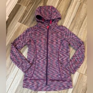ATHLETA GIRL SPACEDYE WARM UP HOODIE XL (14)